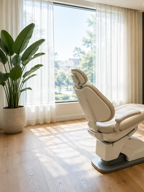 A treatment room at Bright & Co Northgate