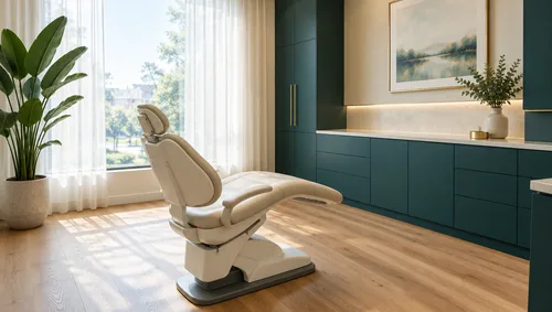 A treatment room at Bright & Co